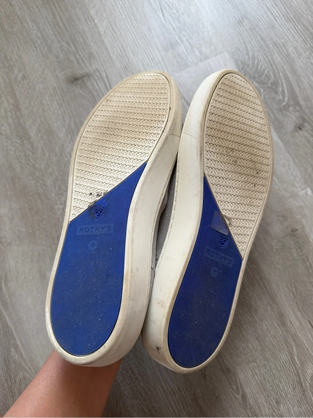 ROTHY’S Gray Sneaker Loafers 10